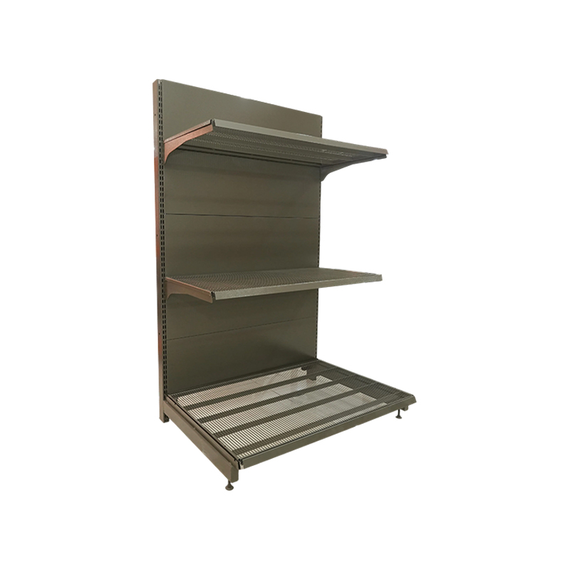 Premium Supermarket Shelving — Extra-Thick Mesh Panel Design (Breathable Storage Model)