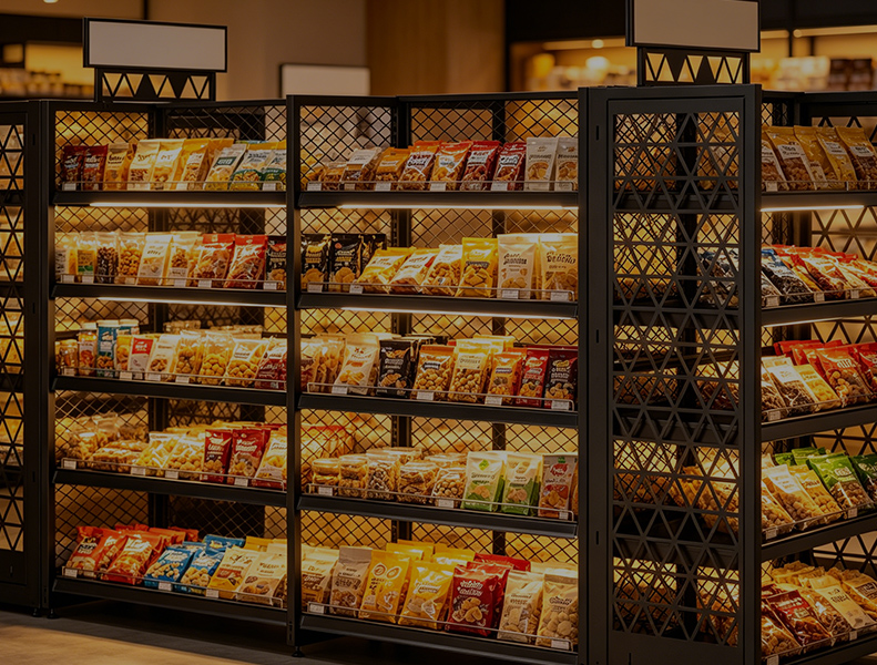 Supermarket shelf